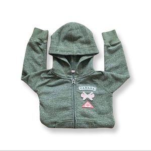 Canada Roots Zip Up Hoodie